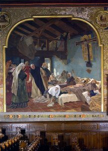 St. Elisabeth og hennes skriftefar Conrad av Marburg i 1230, 1903